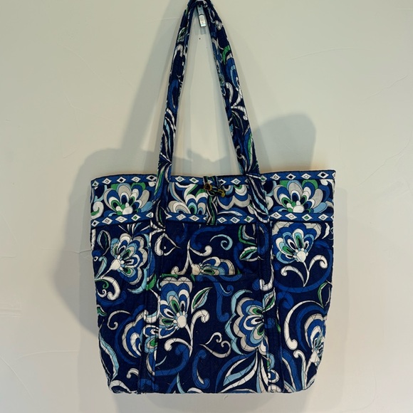 Vera Bradley Handbags - Vera Bradley retired Mediterranean Blue diaper/overnight/weekend bag